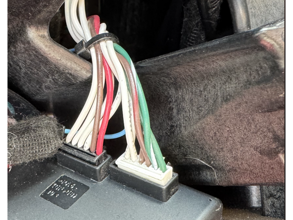 The ignition switch (EIS) will have a 6-pin white plug and 1X 6-pin black plug connected. Unplug both from the EIS so that EIS is completely disconnected from the vehicle