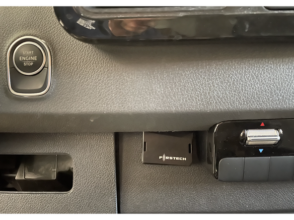 Compustar: Mount DAS sensor securely following Compustar alarm instructions