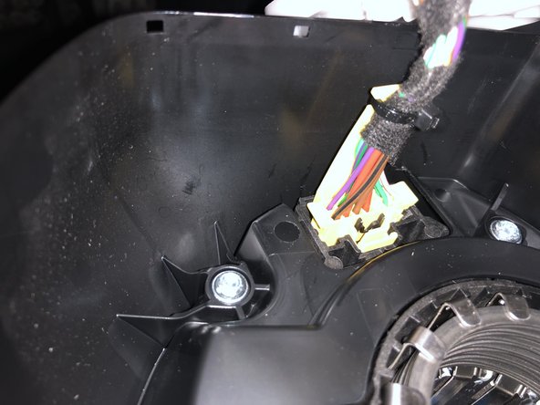 Disconnect harness from assembly and carefully set stalk assembly aside