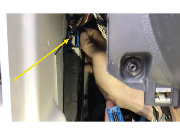 Locate EIS module in driver kick (mounted to exterior wall below A pillar)