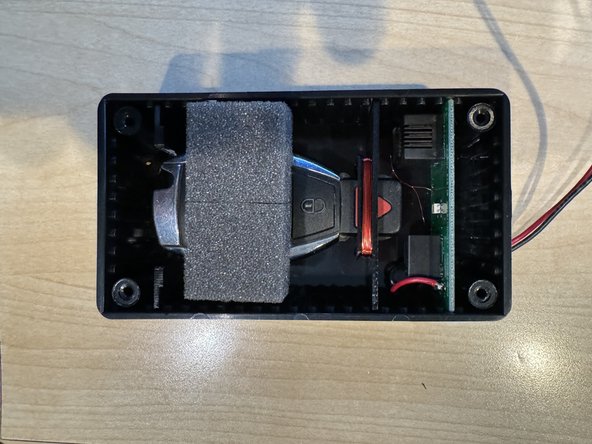 Remove battery from key