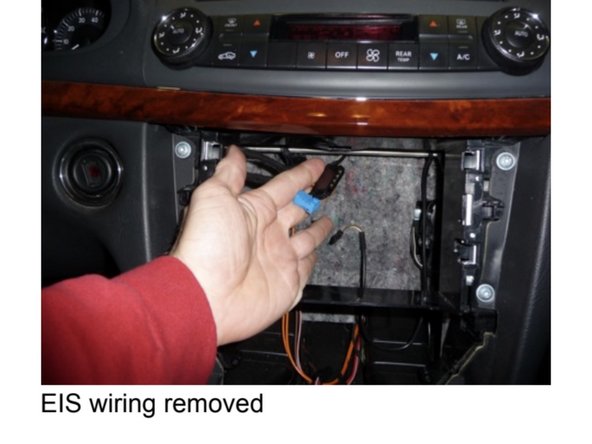 If you are using the EIS removal tool or wish to remove the EIS, do it now.