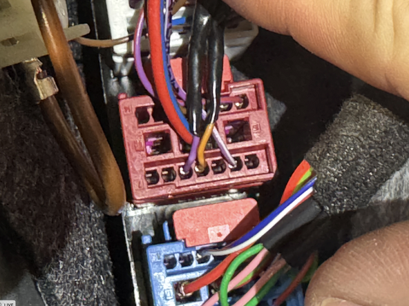 Connect orange (CAN Low) wire from ModeLock harness to OEM orange/brown (CAN low) wire