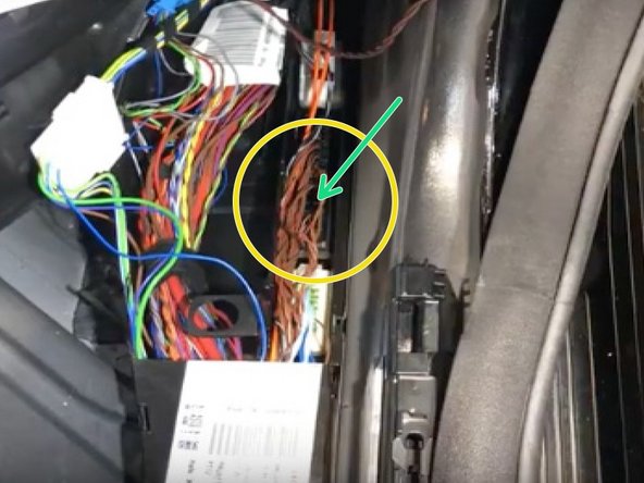 Pull up floor along front passenger side door sill towards kick panel