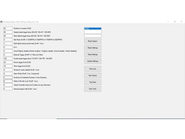 The SKSNG serial updater is only compatible with Windows PC