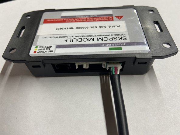 The trigger has 2 configurations, 1 wire or 2 wire. The 1 wire configuration (default) will start the engine when the start wire is grounded (green). The 2 wire configuration has a separate start wire (green) and stop wire (white). In the 2 wire configuration, a momentary ground on the start/stop wires will execute the command