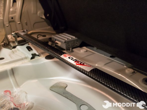 Now your install is essentially complete. You just have to return all of the trunk liners back in the car.