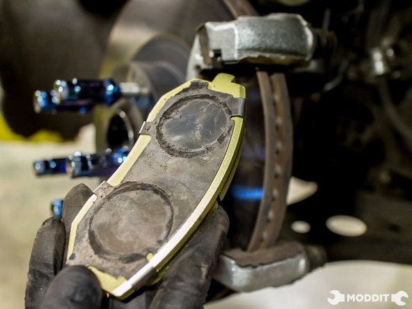 The shims will assist in reducing heat transfer to the pistons from the pads.