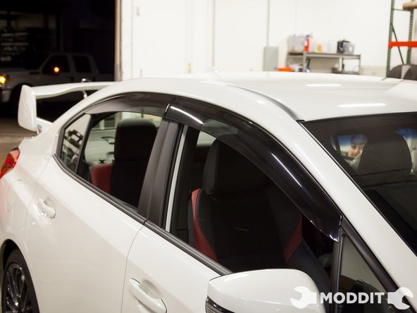 Once all four visors are pressed on, proceed to enjoy the view of these visors.