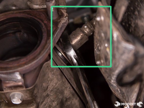 You may now remove the o2 sensor. Be careful not to strip or round the head of the sensor, as it will make it more difficult to remove.