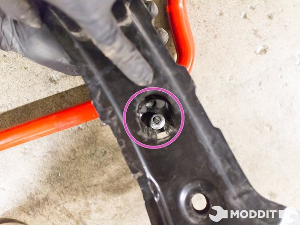 Remember that one is a bolt and the other is a nut, so be prepared with the right tools.