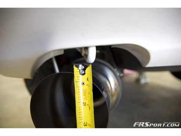 Finally, we clear the stock tow hook by about 0.5&quot;.