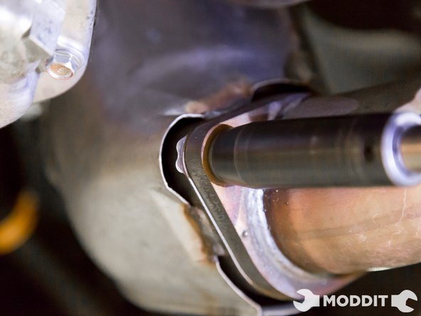 First disconnect the O2 sensor form the harness plug on the side of the transmission. You can leave the physical sensor in the pipe for now