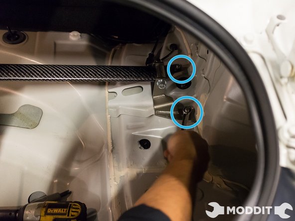 Once the nuts are threaded on completely, go ahead and take a wrench to it to torque it down. Then refer to your factory service manual for actual torque specs.