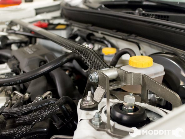 Once all of the bolts are tightened to spec. Stand back and enjoy your newly added bling to the engine bay.