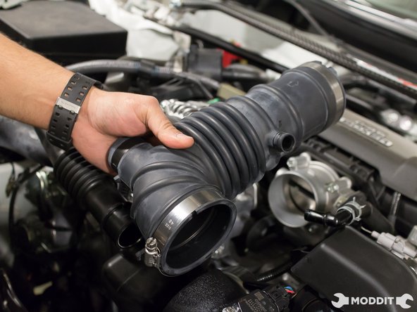 Carefully remove the stock intake tube from intake pipe and throttle body.