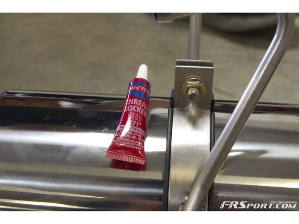 We also got some red loctite to keep bolts from backing out. A little goes a long way.