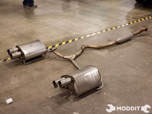 How to Remove the Stock Exhaust on a 2015 Subaru STI