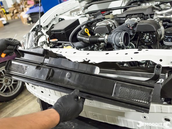 The air diverter panel can now be removed.