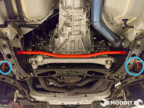 Please refer to the start of the guide to install the under tray or simply for more information.