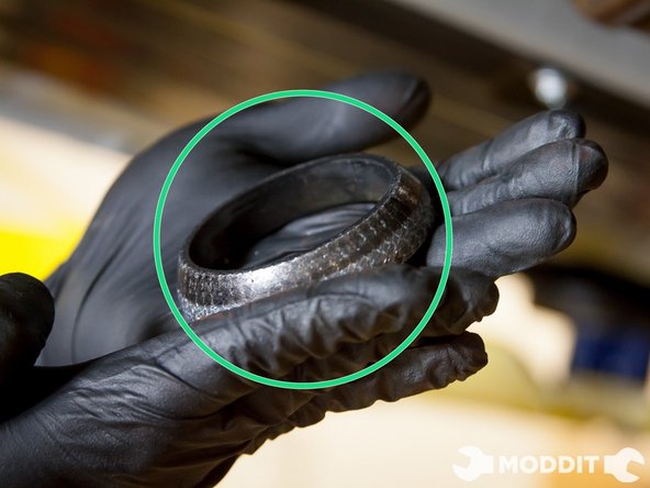 Before installation of your new exhaust, check the front exhaust pipe sealant bushings for damages as you will be reusing it.