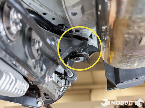 After one side is complete, simply hand tighten the bolt, but keep it loose for now. You will tighten everything down once the other side is in.