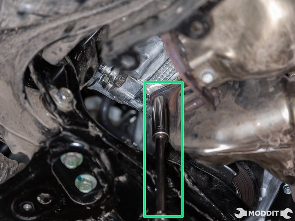 You may now lower the header carefully to remove it.