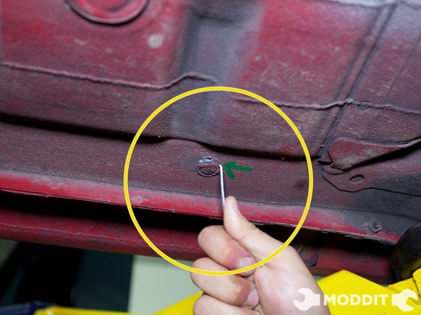 Once that piece is removed and out of the way, one needs to locate all the pre-existing mounting locations for undertrays that Subaru/Toyota have drilled into the car. We assume that they had something just like this in mind for the FR-S and BRZ cars.