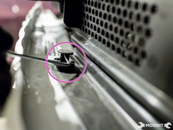 The air diverter panel can now be removed.