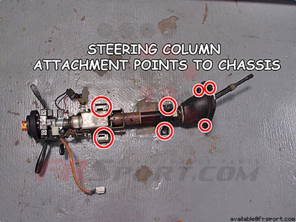 It may be difficult to re install the steering column with one person is tricky