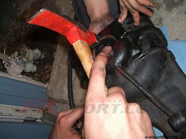 Gently hammer in new seals. I recommend using something flat to put between hammer and seals (piece of wood, etc.) to keep it level as you hammer.