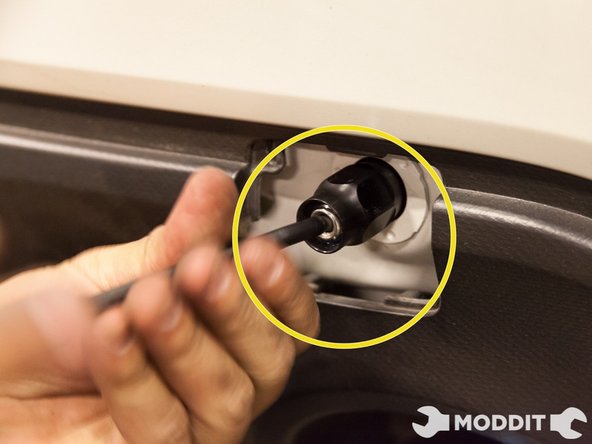 Then place the set screw inside using a 1/4&quot; allen key wrench.