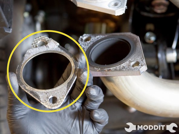 You will not need to reuse the rear hardware or exhaust with the Blitz exhaust