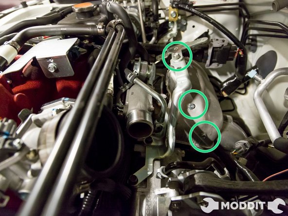 Remove Bolts from the turbo heat shield