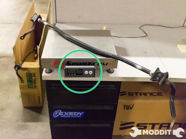 Once the two bolts and nuts are removed from the support brackets, you will have succeeded in removing the Factory Front Sway Bars on the Subaru BRZ