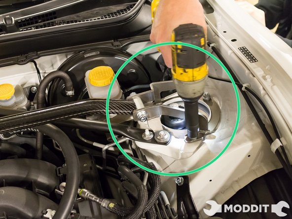 Once the nuts are tight, go ahead and refer to your Factory Service Manual for the correct torque specs.