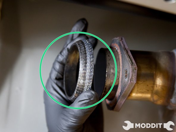 Before installation of your new exhaust, check the front exhaust pipe sealant bushings for damages as you will be reusing it.