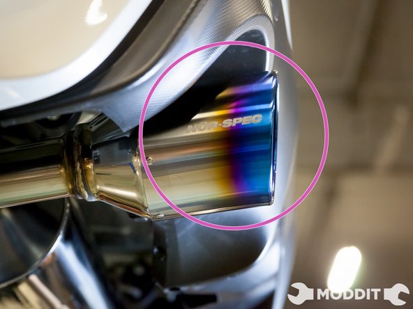 Proceed to torque the front exhaust bolts to (check here) ft lbs and the bolts to (check here) ft lbs.