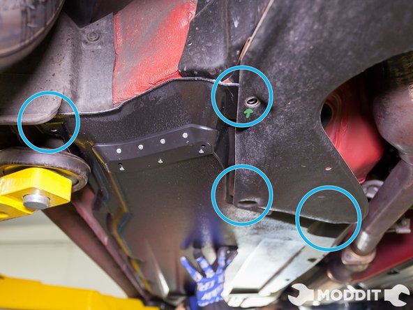 When beginning to lift up the Central/Right panel for install, you can clearly see here some of the areas the front-most section overlaps.