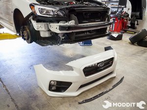 How to Remove the Front Bumper from a Subaru WRX STI