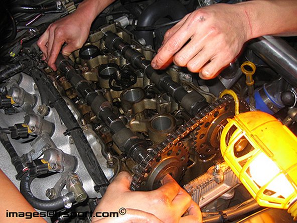 Figure 1- Installing the intake cam