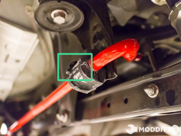 Insert them through the opening and go ahead and acquire the metal brackets next.