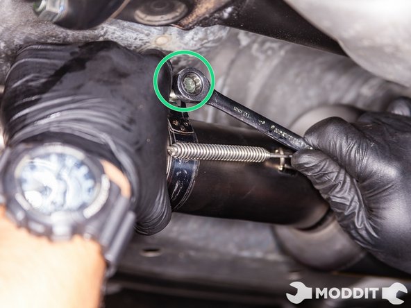 Be careful not to over tighten the clamps. Usually the torque spec is very low, so use your own judgement on the tightness you want for the clamp. They seal up quite nicely, so the clamp doesn't have to be extremely tight.