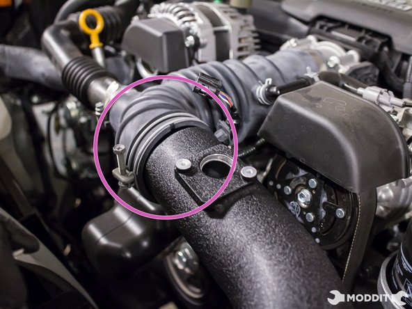 Note: Do not secure immediately.