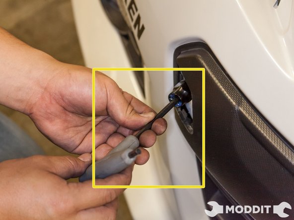 Then place the set screw inside using a 1/4&quot; allen key wrench.