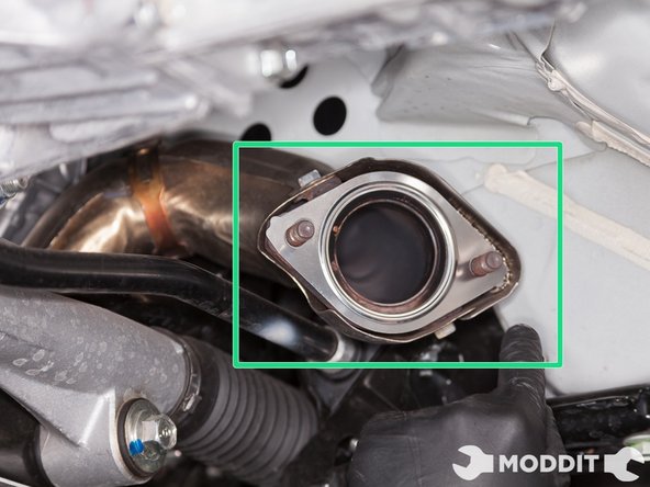 Depending on the weather conditions of your region, rust may have resulted on the overpipe studs, threads may be need to be cleaned.