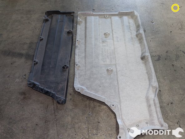 In this image we can also see just how much more coverage one will attain by using the BRZ Blue Series under body Trays.