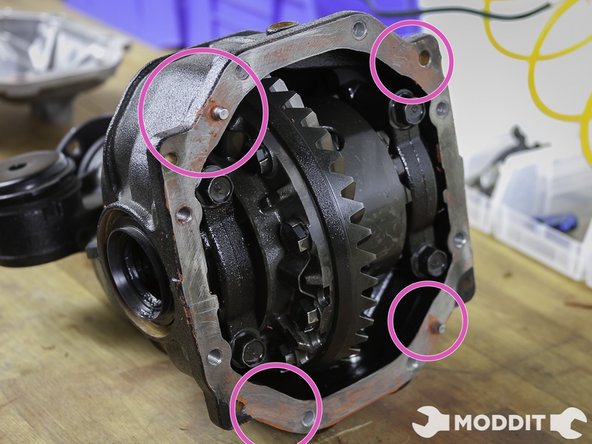 After the cover is removed make sure to clean the surrounding, mating area with a screwdriver or knife blade. Be extremely careful not to damage this surface.