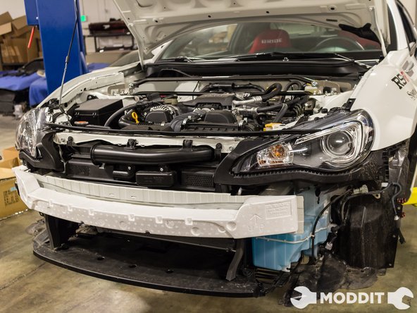 After performing this last step, you will have succeeded in removing the front bumper on a Subaru BRZ.