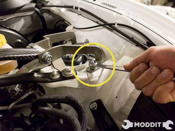 Once the nuts are tight, go ahead and refer to your Factory Service Manual for the correct torque specs.